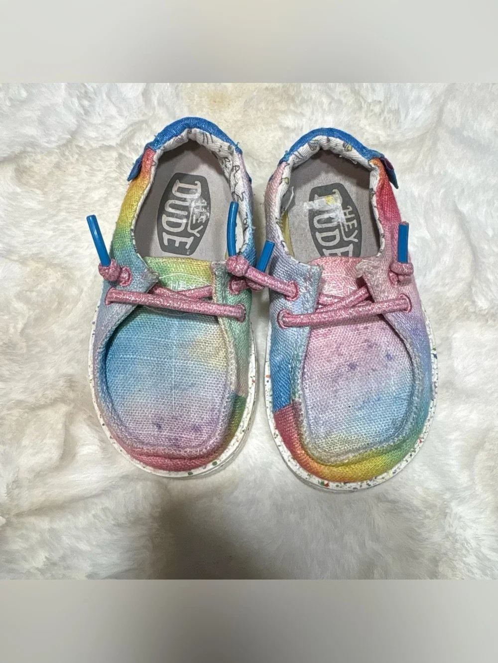 6/$20 Hey Dude Toddler Wendy Dreamer Magic Casual Multicolor Shoes K6